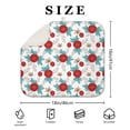thumbnail image 4 of Pioneer Flower Floral Print Pattern Kitchen Dish Drying Mat 1 Pack, Ultra Absorbent Microfiber Drainer Mat, 16"x18", 4 of 6