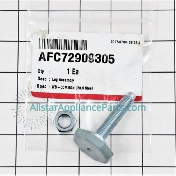 LG Washing Machine Leveling Leg AFC72909305