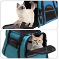 thumbnail image 5 of Portable Pet Travel Carrier, Lightweight Comfort Soft-Sided Dog Carrier Cat Carrier, Soft Ventilated Mesh Design Windows for Cats Puppy, 5 of 7