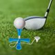 thumbnail image 3 of Muyoka Altura ajustable Tee de golf Soporte de práctica de golf autónomo Soporte para pelotas de golf Trípode giratorio Mini tee de golf Soporte flexible para tees de golf para uso en interiores y ext Muyoka Hogar, 3 of 6