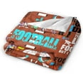 thumbnail image 4 of Football Blanket - Football Blankets Football Gifts for Boys Kids Adult Plush Blanket for Couch Bed Sofa Home Decor 50"x60", 4 of 6