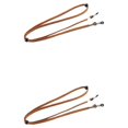 thumbnail image 2 of Transemion Eyeglass Strap Non- for Slip Stretchy Universal Rope Eyewear Sports Retainer Light Brown 26.77 Inch 2Set, 2 of 6