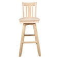 thumbnail image 1 of BingLTD - Canal Bar Swivel Stool 30" Seating Height - Unfinished (SW3001-RW-UNF), 1 of 7