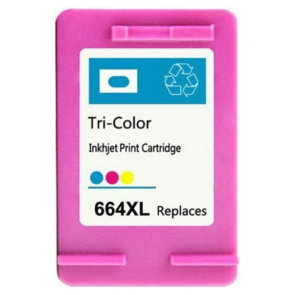 664XL Color Ink Cartridge Show Ink Deskjet 1115 2136 4536 4676