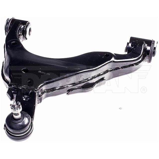 Dorman Control Arm 526-654 OE Solutions; OE Replacement; Non Adjustable; Black; Steel; With Ball Joint/Bushings And Mounting Hardware; Single