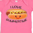 thumbnail image 4 of Inktastic I Love Summertime- fun hot dog Boys or Girls Baby Bodysuit, 4 of 5