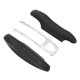 thumbnail image 5 of Cubierta Del Mando A Distancia Del Coche, ABS Y Cuero Keyless Entry Remote Key Fob Protector Shell Para P-anamera C-ayenne 911 T-aycan(negro), 5 of 5