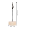 thumbnail image 2 of OUNONA 20Pcs Wood Place Card Holders Stands for Wedding Table Numbers Photo Clips, 2 of 7