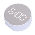 thumbnail image 1 of Horloge Miroir, Alarme Miroir LED Écran Rond Facile à Lire pour Voyage, 1 of 8