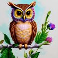 thumbnail image 1 of Diamond Painting 5D DIY Full Round Drill Owl Kit Decoración del hogar Art Craft(4) FLhrweasw Nuevo, 1 of 9