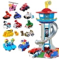 thumbnail image 1 of Figuras de acción de la patrulla canina para niños, torre de la patrulla canina, vehículo mirador, juguete con 15 coches, 13 perros, modelo de coche para cumpleaños, 1 of 4