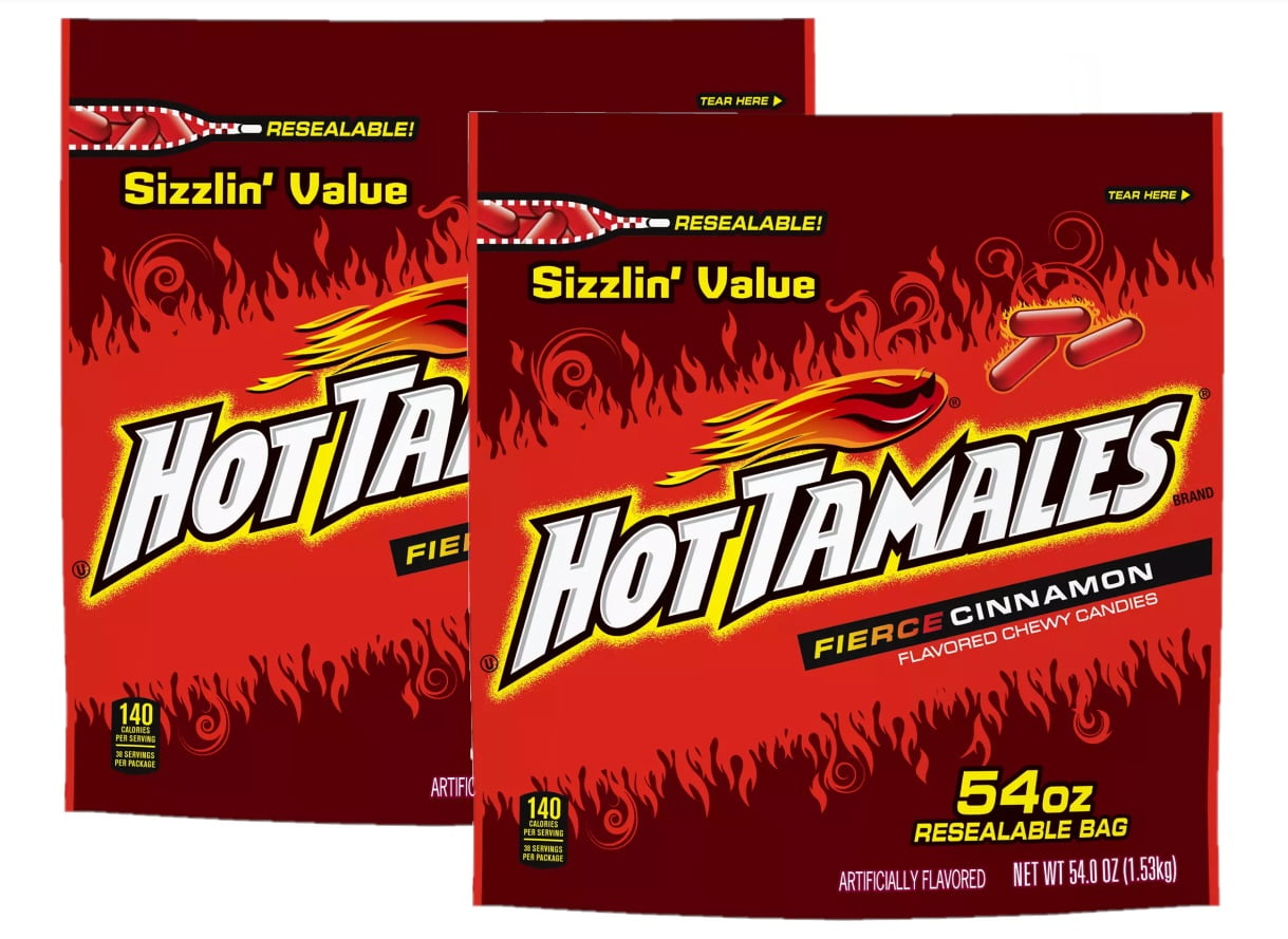 2 Pack Hot Tamales, Fierce Cinnamon (54 oz.)