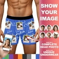 thumbnail image 2 of Wxolcjlv Mens Boxer Briefs DIY Funny Print Valentine's Day Underwear Stylish Elastic Boxer Shorts Men's Novelty Gifts, 2 of 8