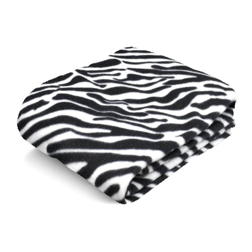Mainstays Fleece Zebra Throw, 1 Each