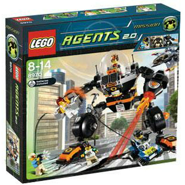 hyppigt meget fint Natura LEGO Agents Robo Attack Set #8970 - Walmart.com