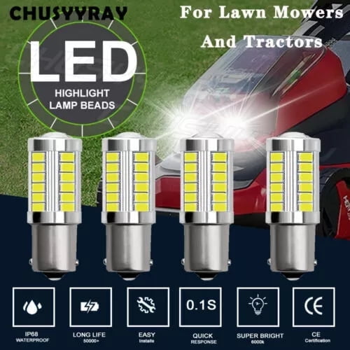 CHUSYYRAY 1156 LED Automotive Bulbs Compatible with Deere Lt155 Lt160 Lt166 4 Pack