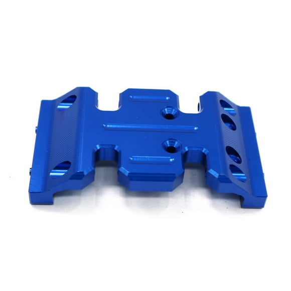 ziyahi 1pcs Support de Boîte de Vitesses en Alliage d'Aluminium 1/10 pour 86100 86100JC FTX5579 Plaque de Glissement pour Crawler Accessoires de Voiture RC Pièces de Rechange Bleu Foncé