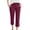 Red Pants for Women, variant on AINIYS High Waisted Stretchy Slim Capris Pants for Women Office Daily Wear Red L