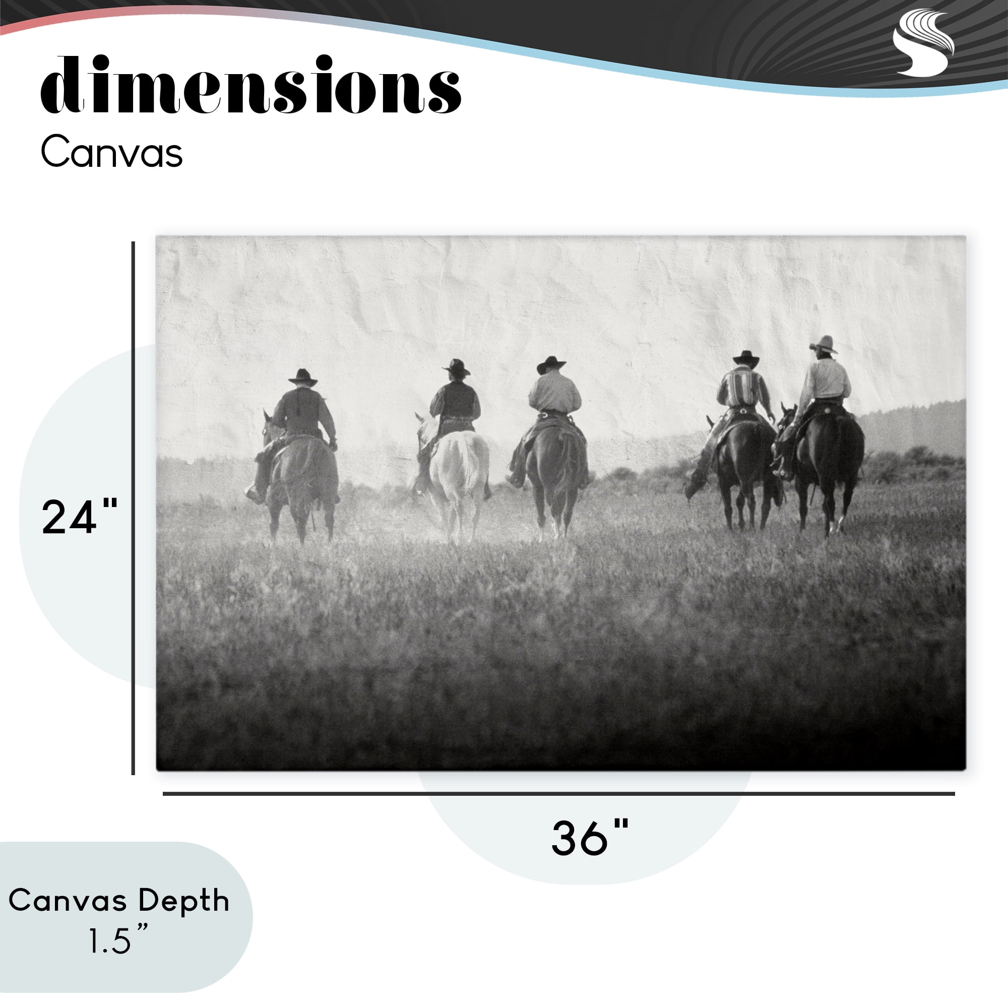 Stupell Industries Riding Toward The Horizon Canvas Wall Art, design by Superstock