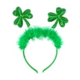 thumbnail image 3 of Diademas de aro para el pelo, diadema de trébol, duende, tocado para hombres y mujeres, diadema ST. Diadema del Día de San Patricio para el Festival Estilo C, 3 of 8