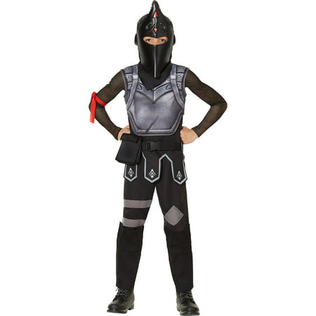InSpirit Designs Fortnite Black Knight Costume for Children, Includes a Jumpsuit, Helmet, Shield, and