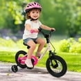 thumbnail image 2 of Costway 12-Inch Kids Bicycle with Adjustable Seat Front Handbrake & Coaster Brake, 2 of 10