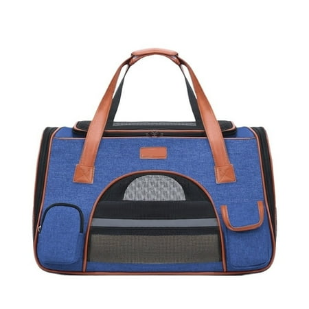 FL Pet Cat Carrier Backpack Breathable Dog Outdoor Travel Shoulder Bag Portable Packaging Carrying for Small Dogs Cats Pet Supplies