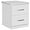 White, variant on Better Home Products Cindy Faux Wood 2 Drawer Nightstand in Black