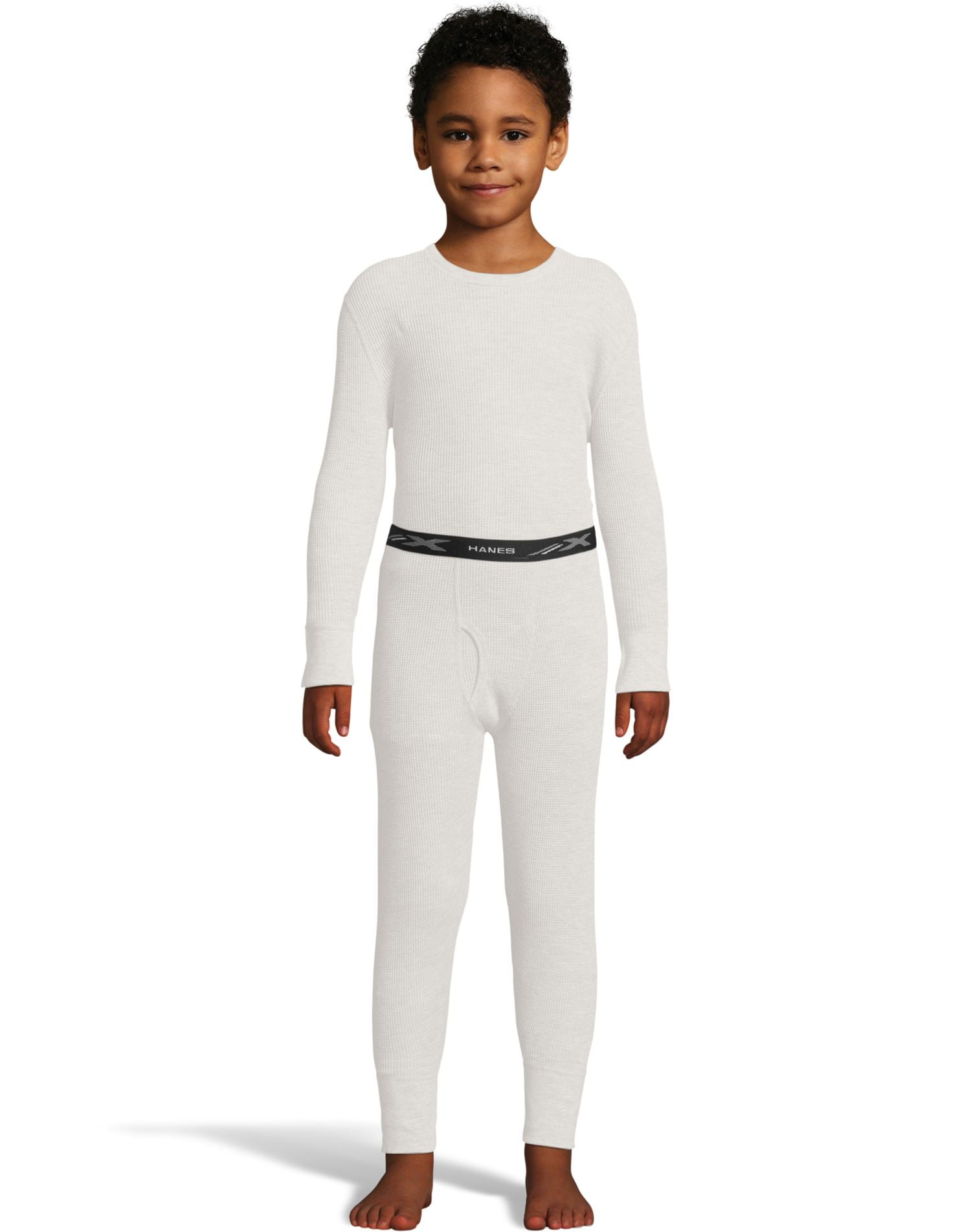 Hanes Big Boys Pant Crewneck Long Sleeve Long Underwear