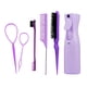 thumbnail image 1 of Kit Peines Y Cepillos Regadera Para Cabello Con Atomizador Violeta, 1 of 3