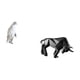 thumbnail image 5 of Escultura de pingüino,Escultura de pingüino para decoración nórdica del hogar,Adorno de mesa con estatua de animal,artesanía para decoración de dormitorio,Estatua del toro,Estatua de, 5 of 8