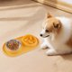 thumbnail image 3 of Comedero antiderrames con alfombrilla de silicona antideslizante y comedero lento extraíble con cuenco de acero inoxidable para agua y comida para gatos, 3 of 4