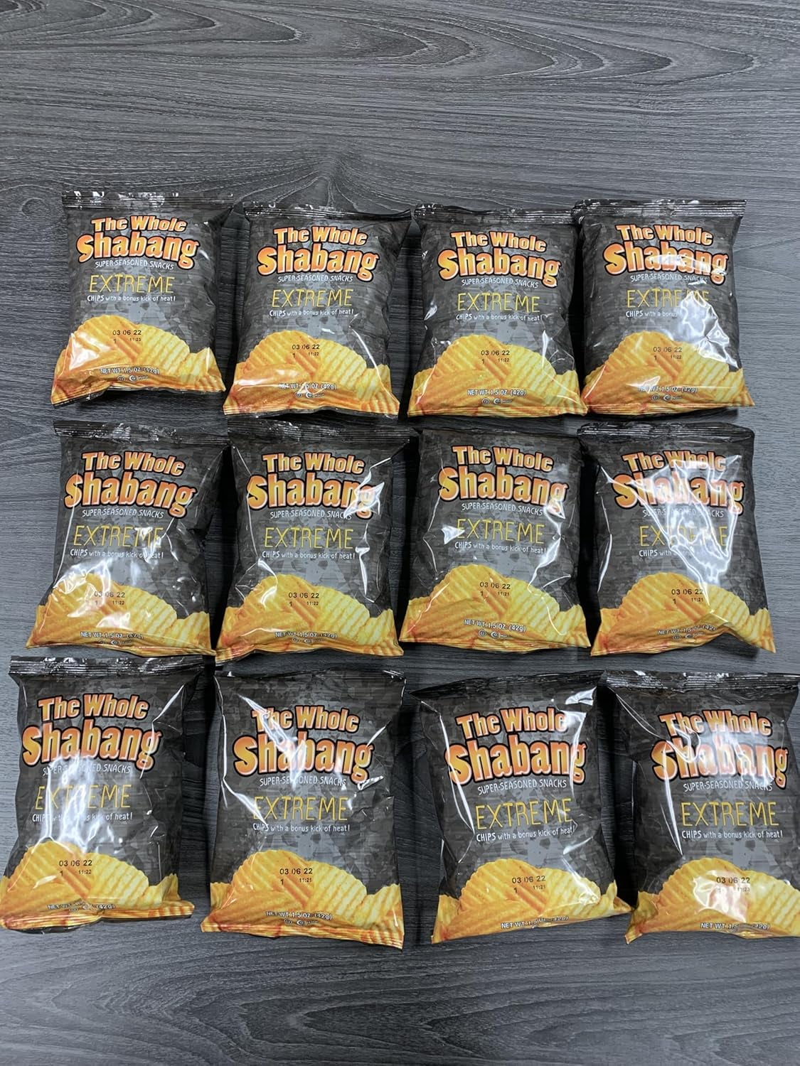 12 Pack  The whole  Chips 1.5oz Per Bag.