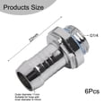 thumbnail image 3 of 6Pc Water Cooling Barb Fitting 2-Touch Fitting G1/4 Thread Hose Pagoda Connector, 3 of 9