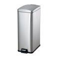 thumbnail image 2 of Hometrends 40 Liter Stainless Steel Hands Free Step Kitchen Trash Can, Durable Foot Pedal, Fingerprint-proof stainless steel finish Wastebasket, 2 of 7