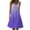 Purple, variant on LEAVINGSUO Sleeveless Dresses for Women Plus Size Womens Fashion Holiday Summer Gradient Print Sleeveless Party Beach Dress