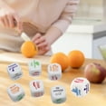 thumbnail image 4 of Six-sided Patterned Rounded Corner Dice,Family Assignment Game Housework Dice, 4 of 9