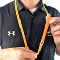 thumbnail image 3 of 5 Pack - Adjustable Lanyard with Wide Plastic Clip - Safety Breakaway Clasp - "No Twist" Hook Badge Holder by Specialist ID (Orange), 3 of 5