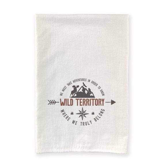Wild Territory Badge - Cotton Tea Towel