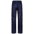 thumbnail image 3 of Regatta - Pantalones impermeables holgados Modelo Adventure Tech Pack It para mujer señora de la colección Great Outdoors (Azul medianoche), 3 of 3