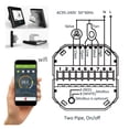 thumbnail image 2 of Room Temperature Control For Central Air Conditioning Cooling/heating Digital Wireless Wifi Thermostat ,Install Easy, 2 of 7