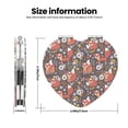 thumbnail image 3 of Goofa Foxes Pattern Pocket Mirror, Portable Makeup Mirror,Travel Makeup Mirror,Dual-Sided Compact Mirror,Gift Makeup Mirror-Heart Shape, 3 of 9