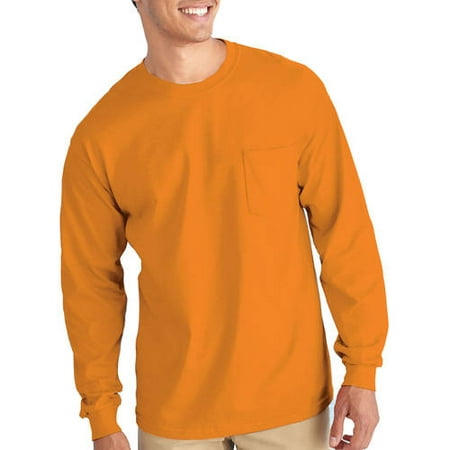 Gildan Big Mens Classic Long Sleeve Pocket T-Shirt, 2XL - Walmart.com