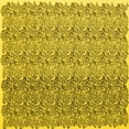 thumbnail image 1 of Ahgly Company Indoor Square Abstract Yellow Contemporary Area Rugs, 5' Square, 1 of 4