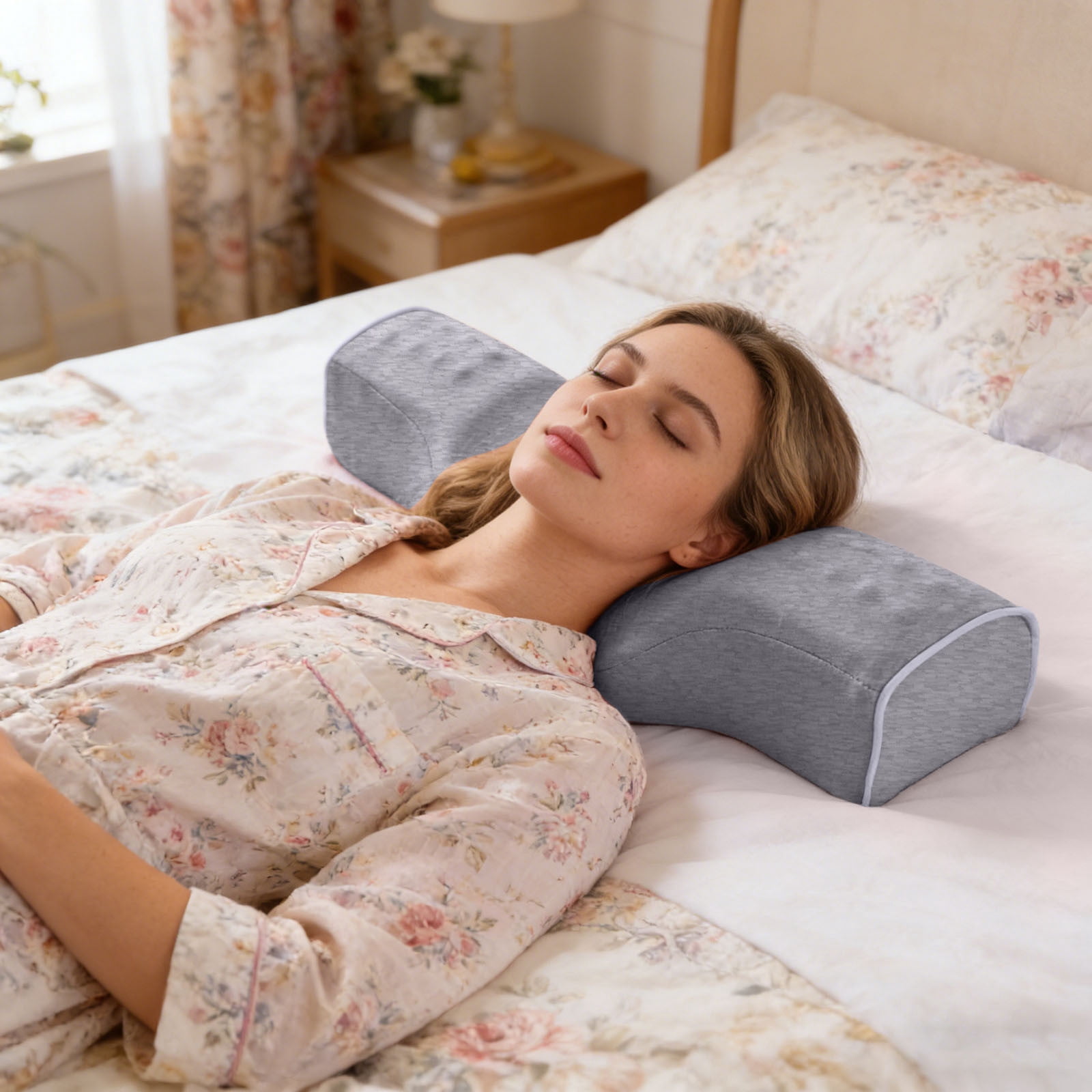Memory Neck For Spinal Arch Care And Sleep Support Memory For Massage To Fatigue Satin Travel Pillowcase Throw Pillows Standard Pillowcase Covers with Zipper Silk Pillowcase Travel Size Stain