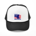 thumbnail image 3 of CafePress - Bigfoot Born In USA - Adjustable Unisex Printed Trucker Hat with Mesh Back, 3 of 9
