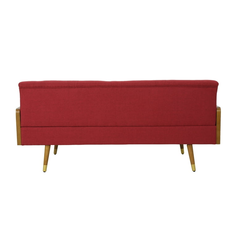 Gdf studio aidan mid 2024 century modern tufted fabric sofa