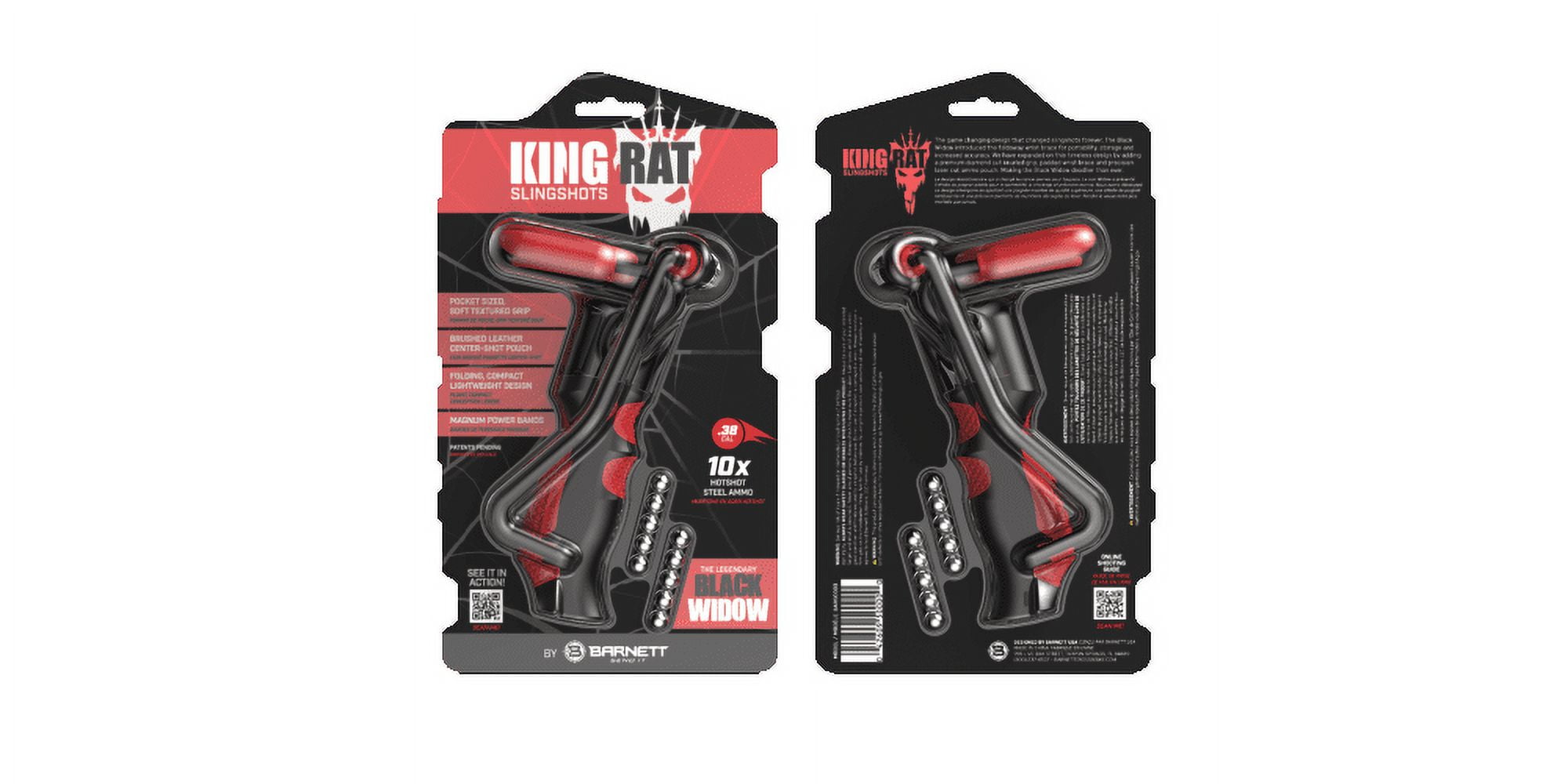 King Rat Black Widow Slingshot - Walmart.com