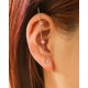 thumbnail image 5 of Pendientes con incrustaciones de diamantes fríos, agujas de pinchazos simples personalizadas para mujeres, pendientes oblicuos con orejas de hoja de rayo joyas para parejas regalos de San Valentín, 5 of 5