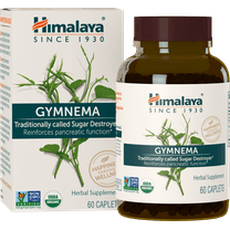 Himalaya Organic Gymnema for Glucose Metabolism Support, 700 mg, 60 Caplets